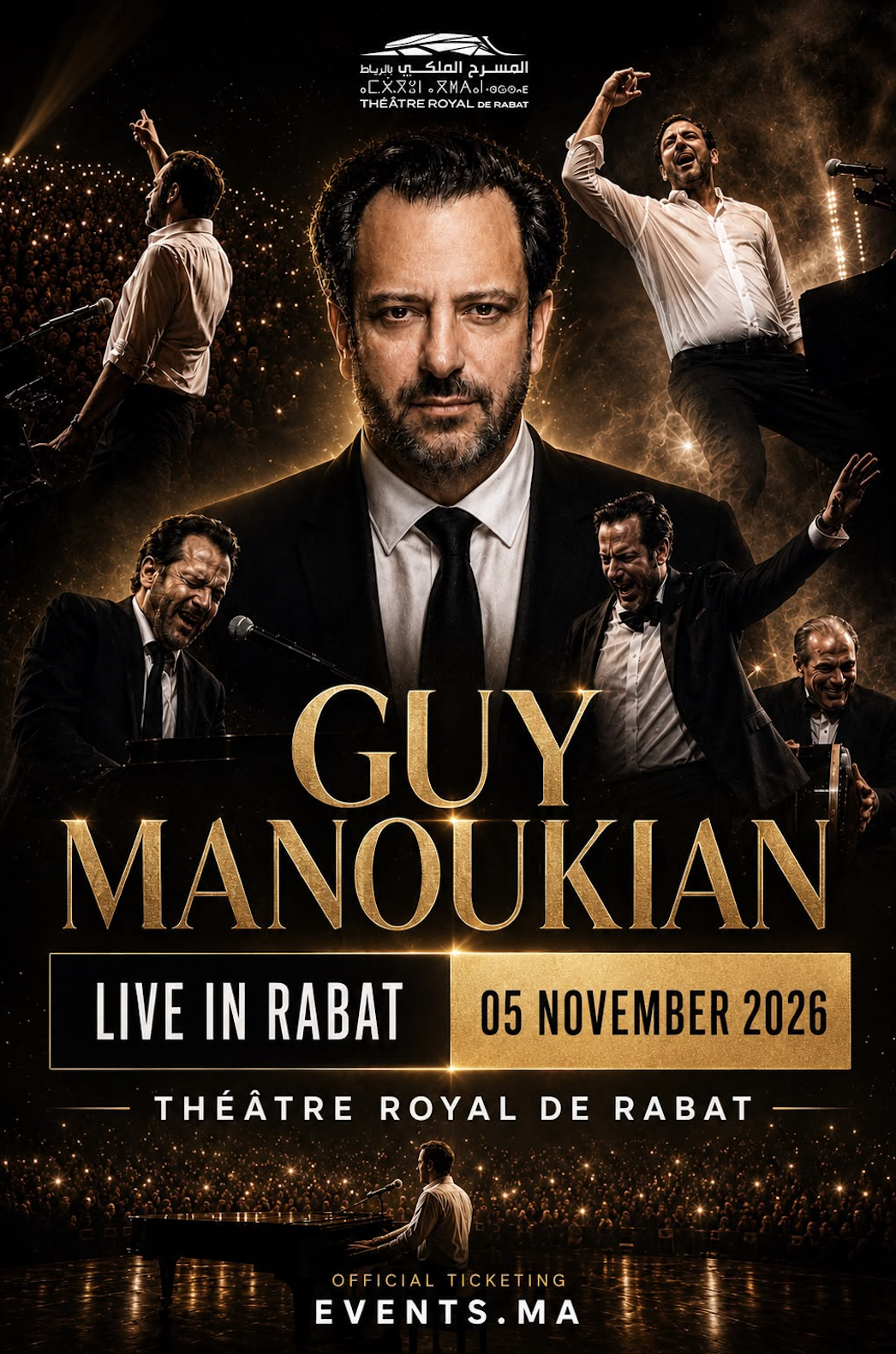 Guy Manoukian en concert au Théâtre Royal de Rabat